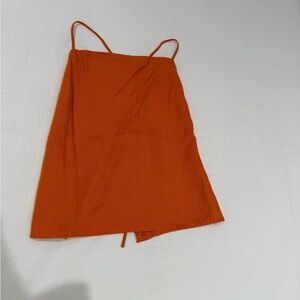 Reformation Vibrant Orange Tank Top